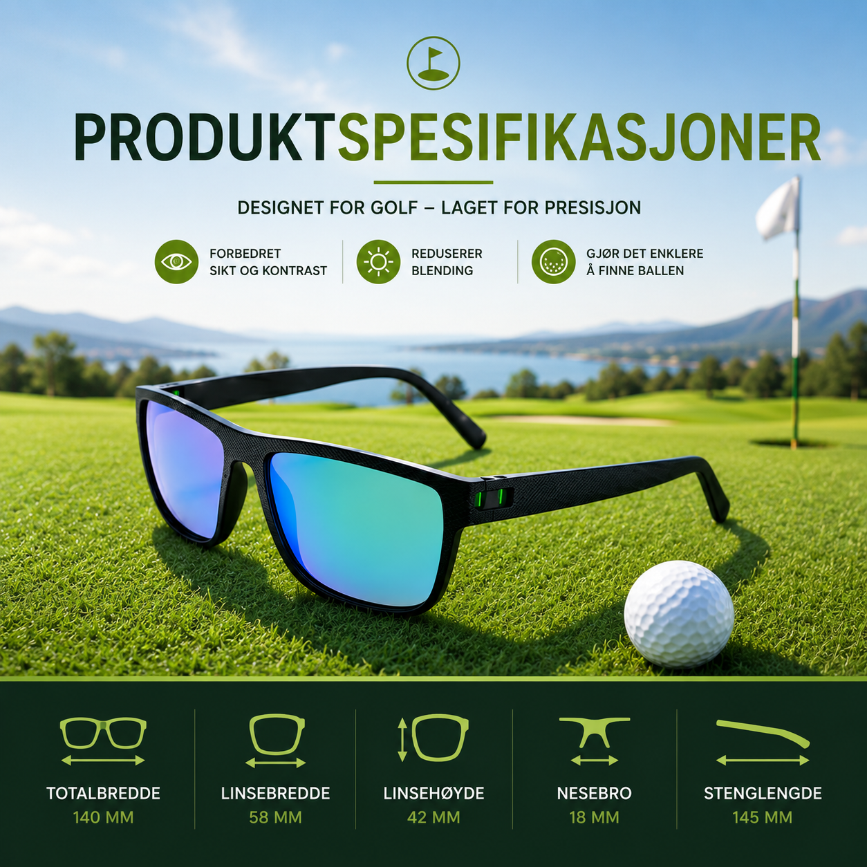 Billdal Golf™️ — Finn golfballen raskere