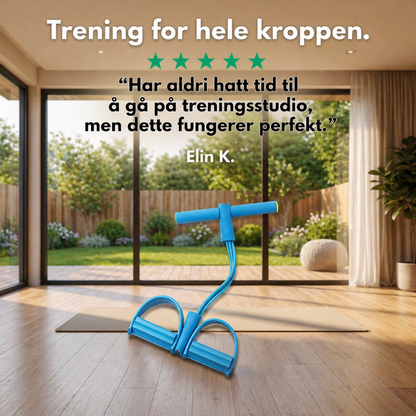 Motstandsbånd for hjemmetrening – Helkroppstrening i ett
